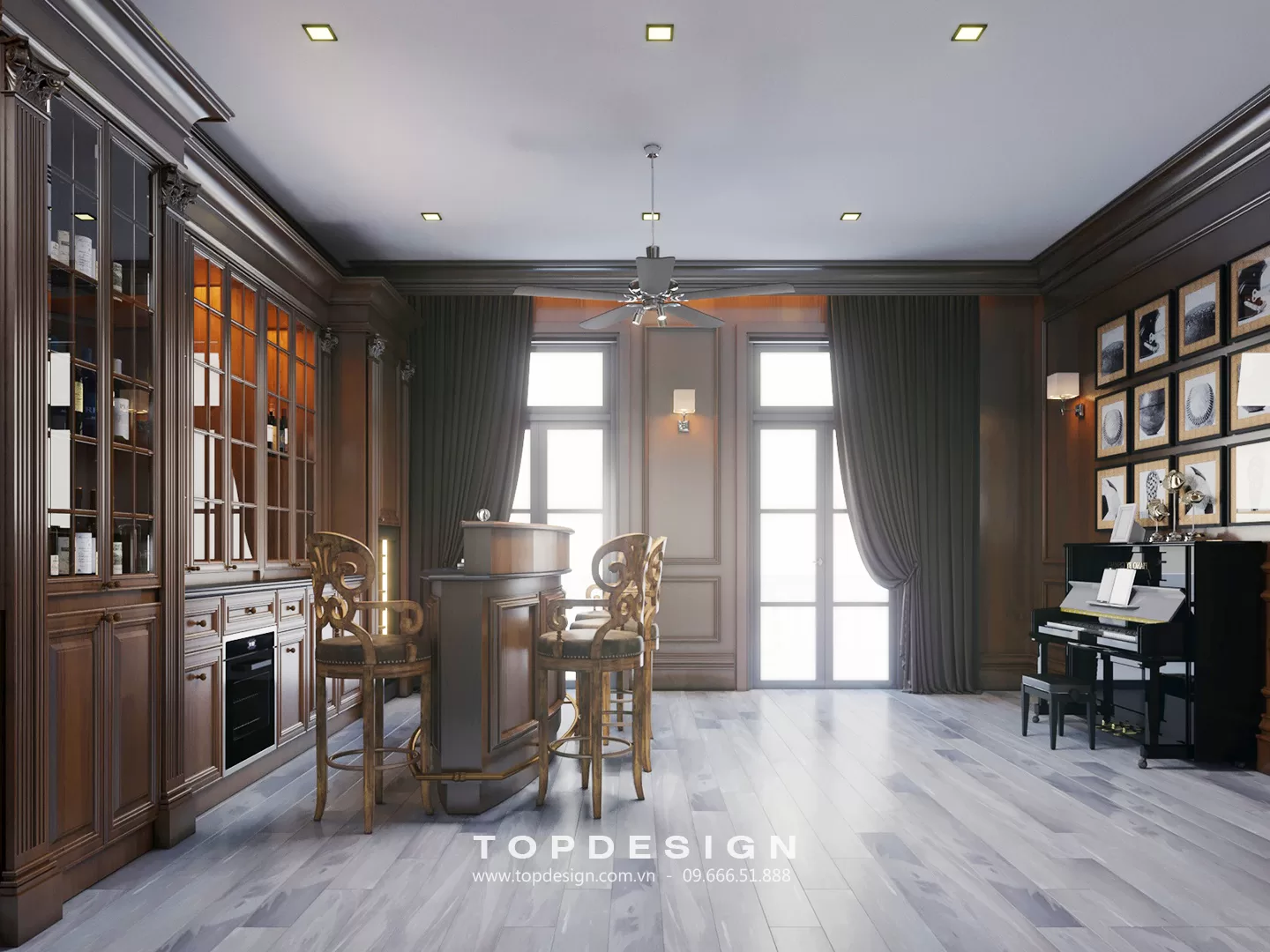 Công ty thiết kế nội thất biệt thự - TOPDESIGN - 13