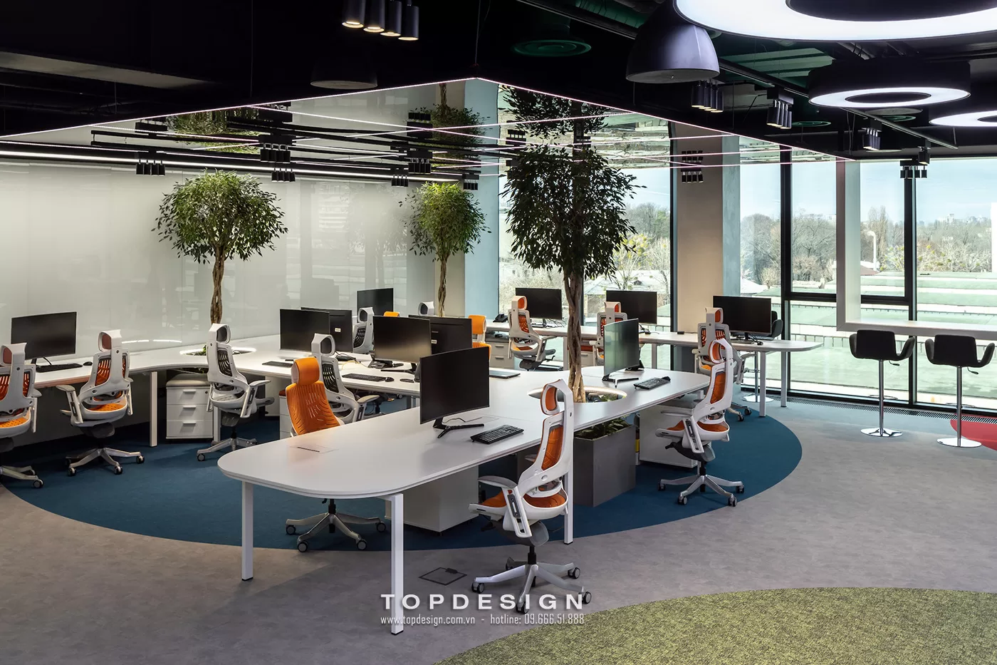 Thiết kế văn phòng công ty bảo hiểm -Topdesign 05