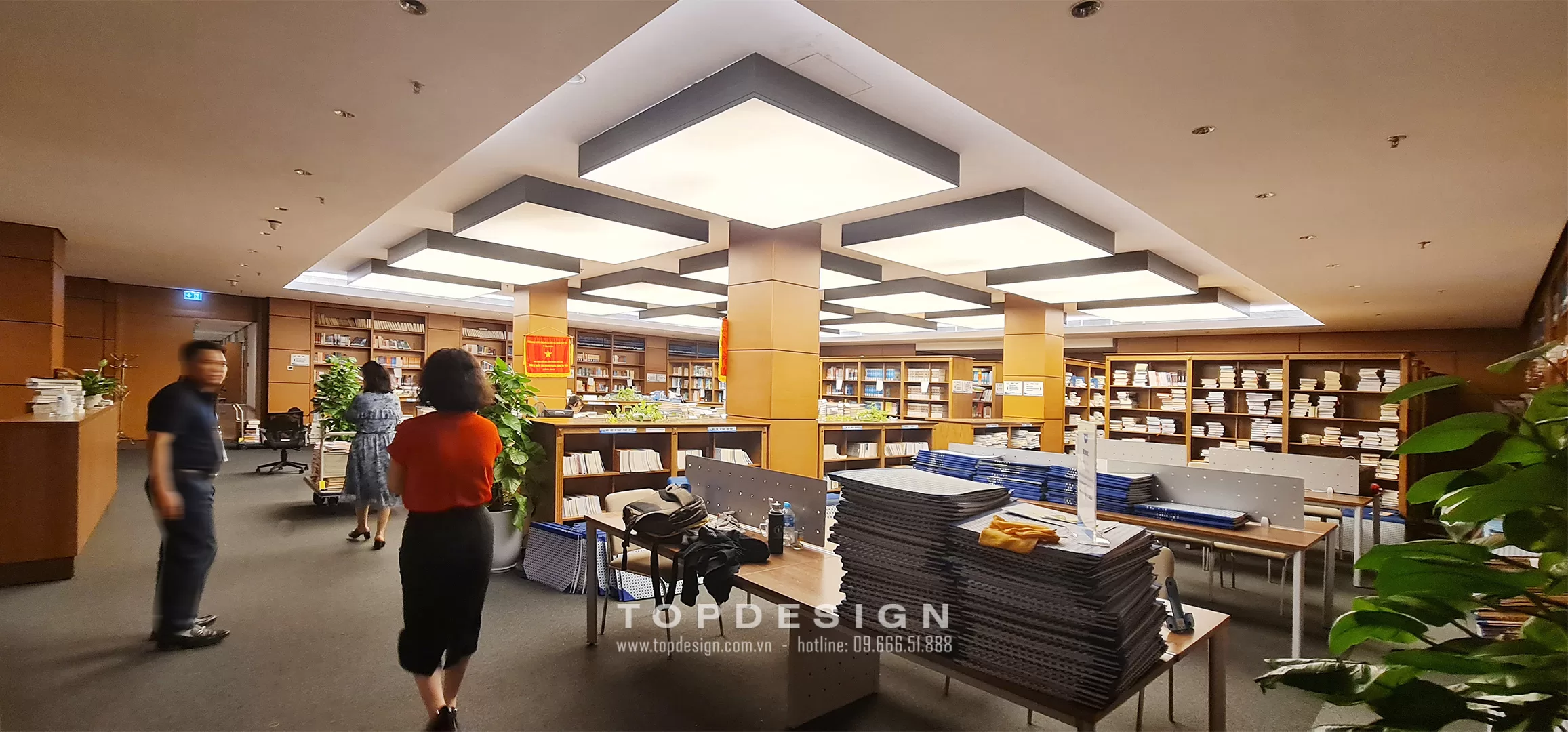 Thiết kế nội thất thư viện Quốc Hội - TOPDESIGN - 3