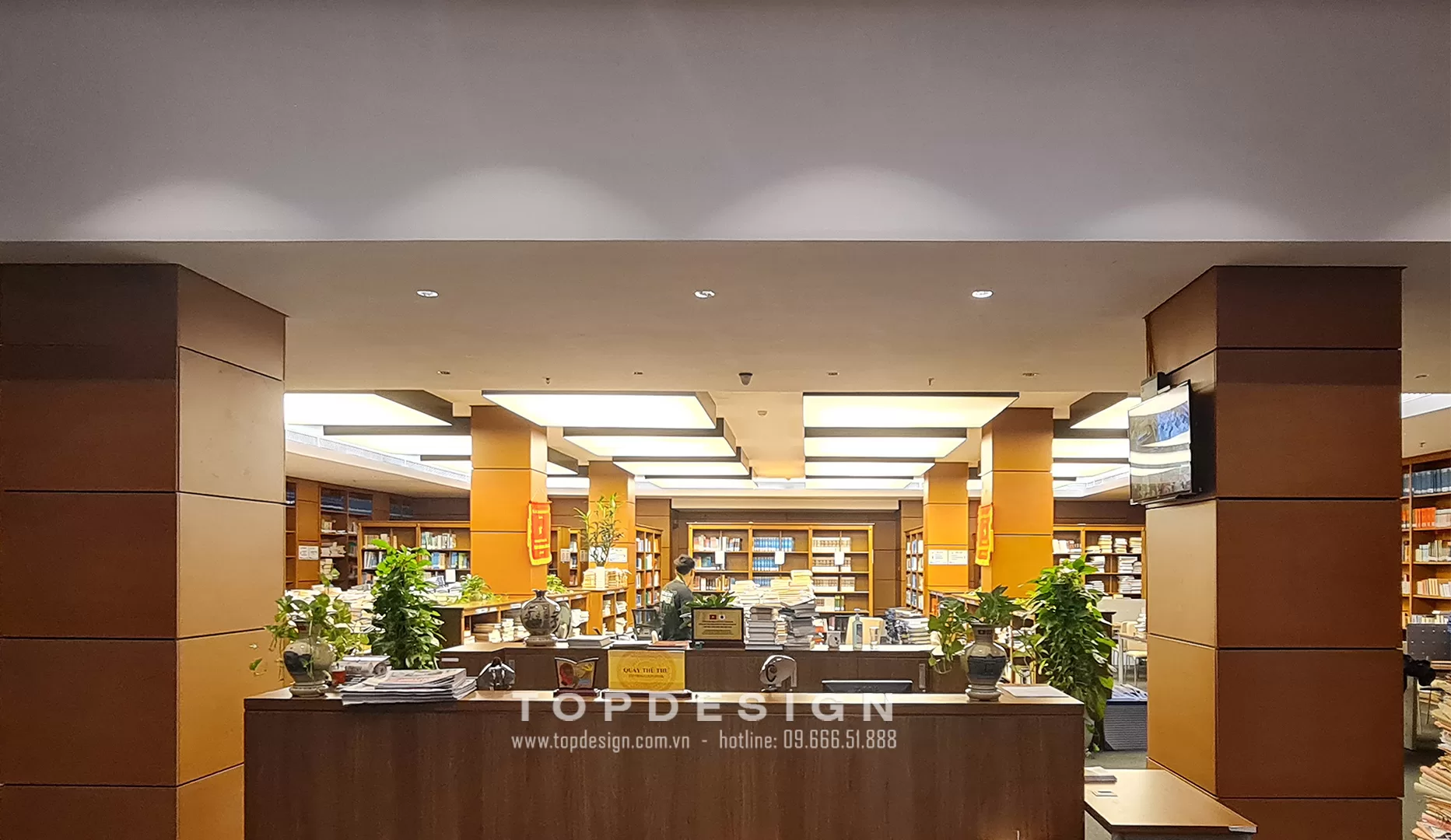 Thiết kế nội thất thư viện Quốc Hội - TOPDESIGN - 5