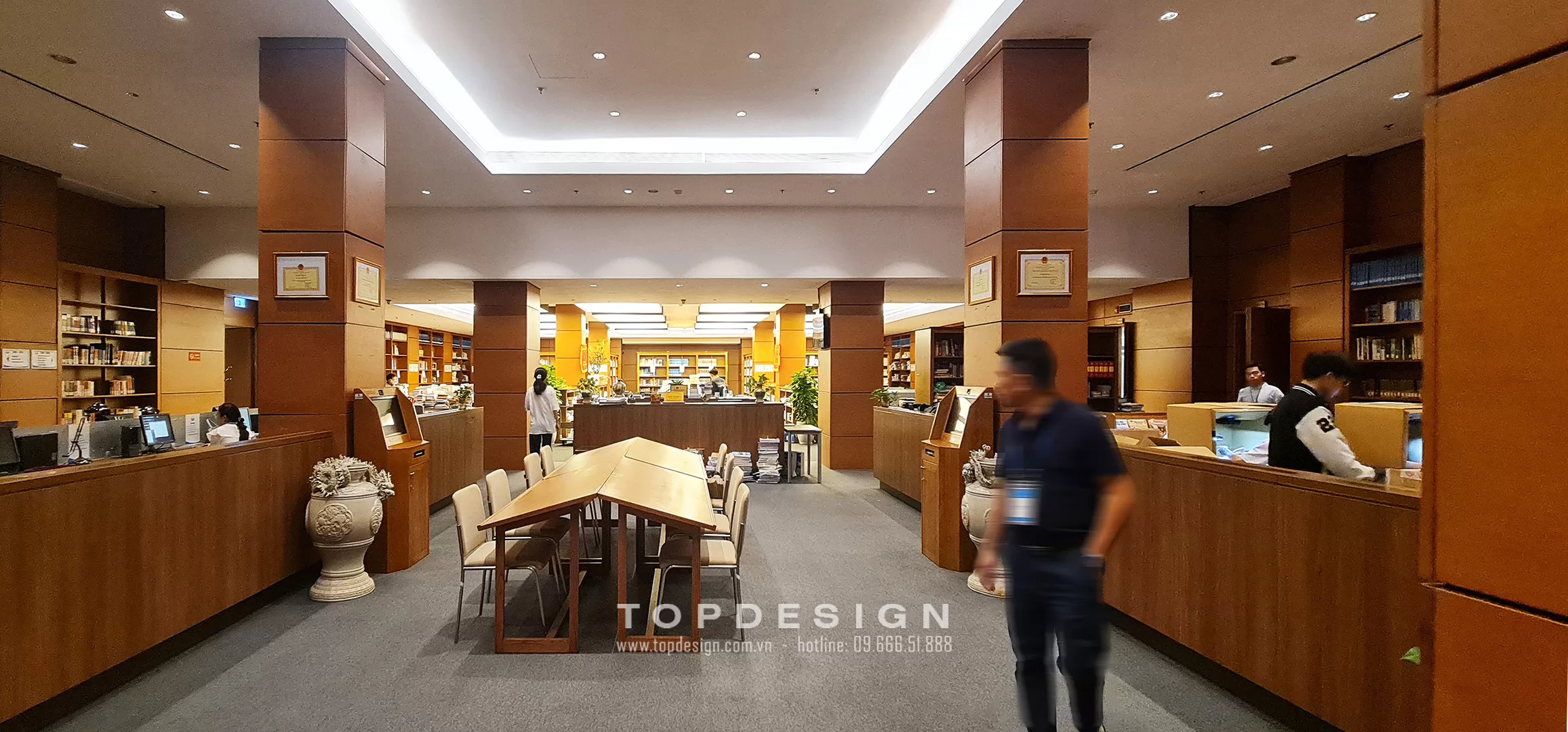 Thiết kế nội thất thư viện Quốc Hội - TOPDESIGN - 7