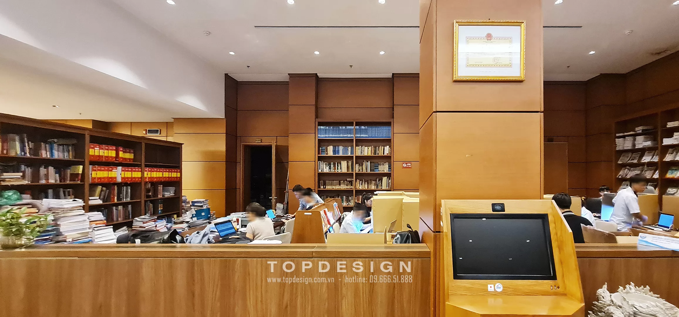 Thiết kế nội thất thư viện Quốc Hội - TOPDESIGN - 9
