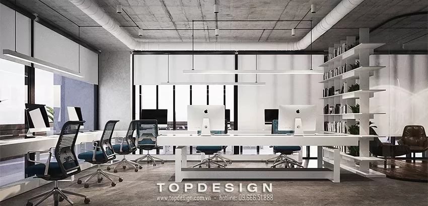 Thiết kế nội thất văn phòng phong cách đương đại - TOPDESIGN - 14