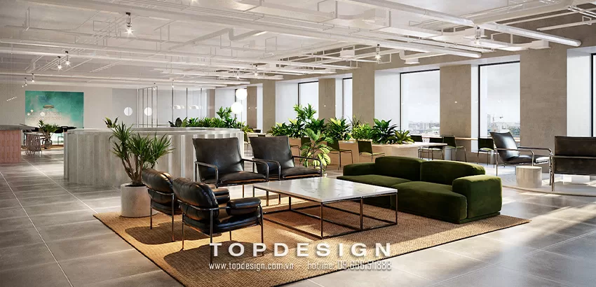 Thiết kế văn phòng công ty vận chuyển - TOPDESIGN - 4