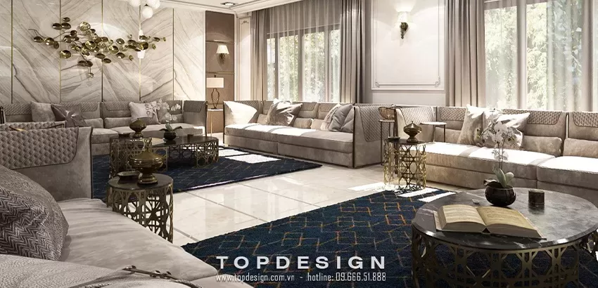 Công ty thiết kế nội thất biệt thự - TOPDESIGN - 16