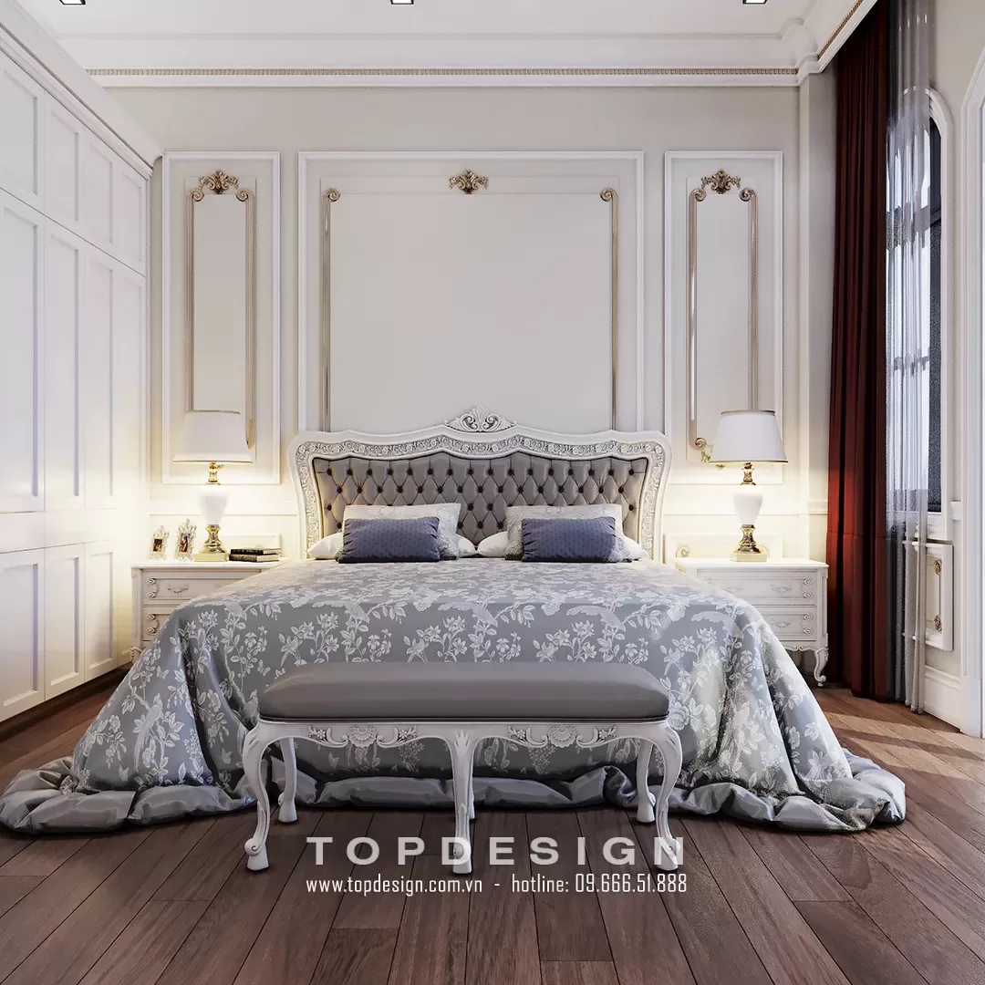 Thiết kế nội thất biệt thự phong cách tân cổ điển - TOPDESIGN - 10