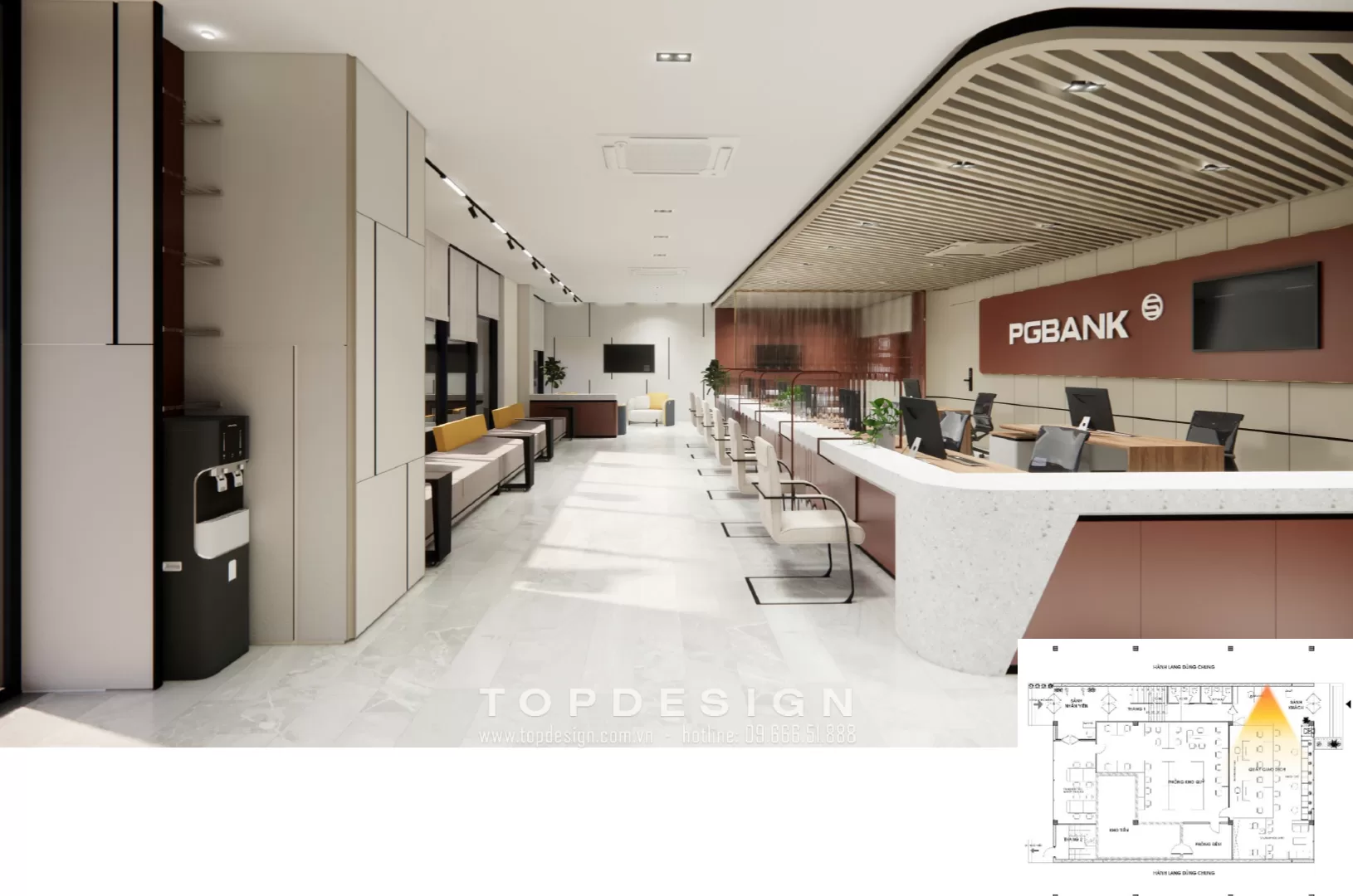 Thiết kế văn phòng công ty đẹp - TOPDESIGN - 6