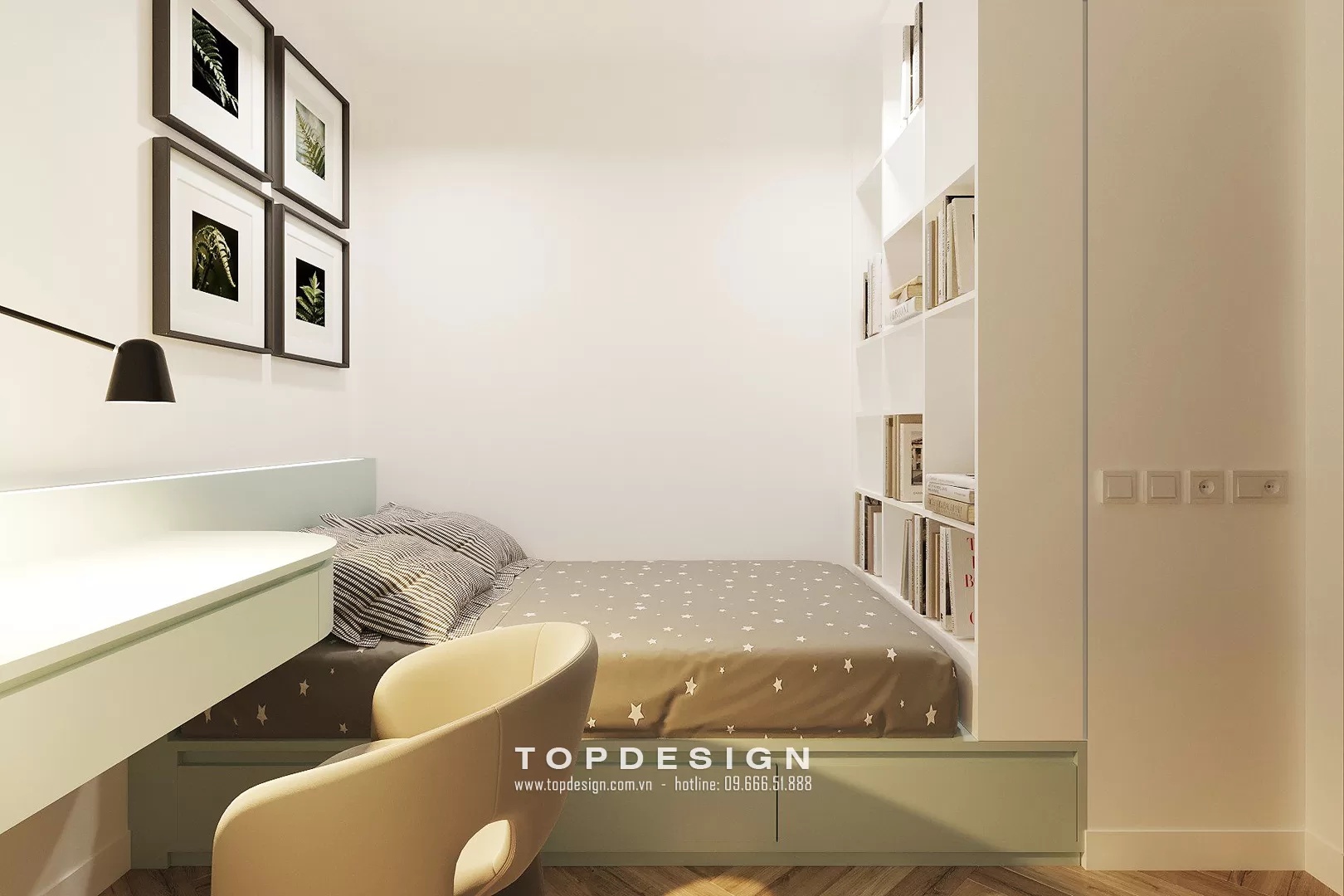 Mẫu thiết kế nội thất chung cư - TOPDESIGN - 16