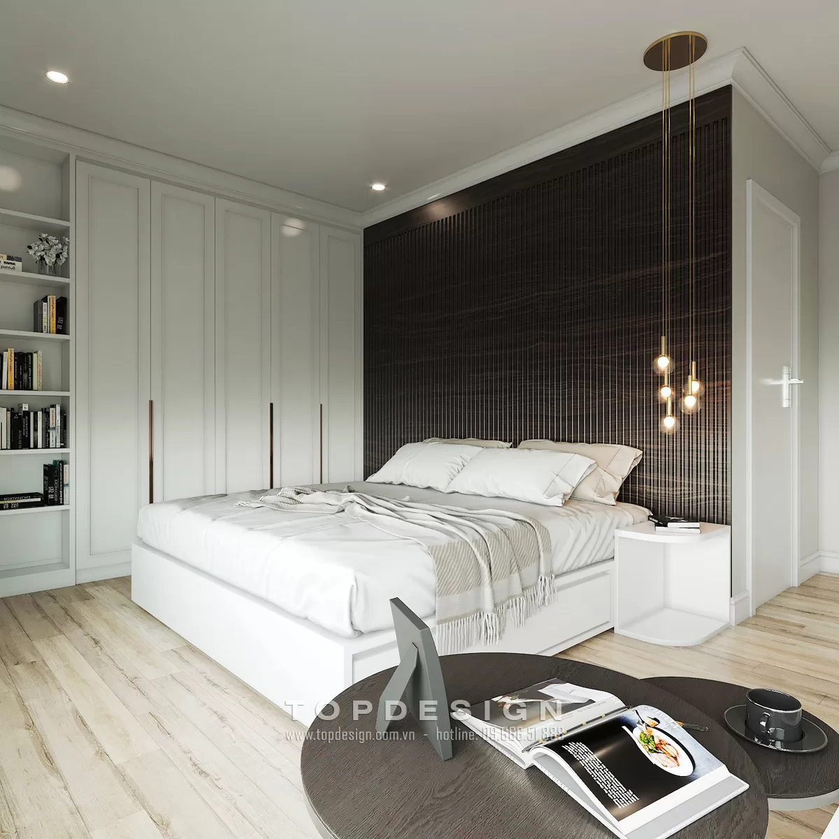 Thiết kế nội thất chung cư tân cổ điển - TOPDESIGN - 20