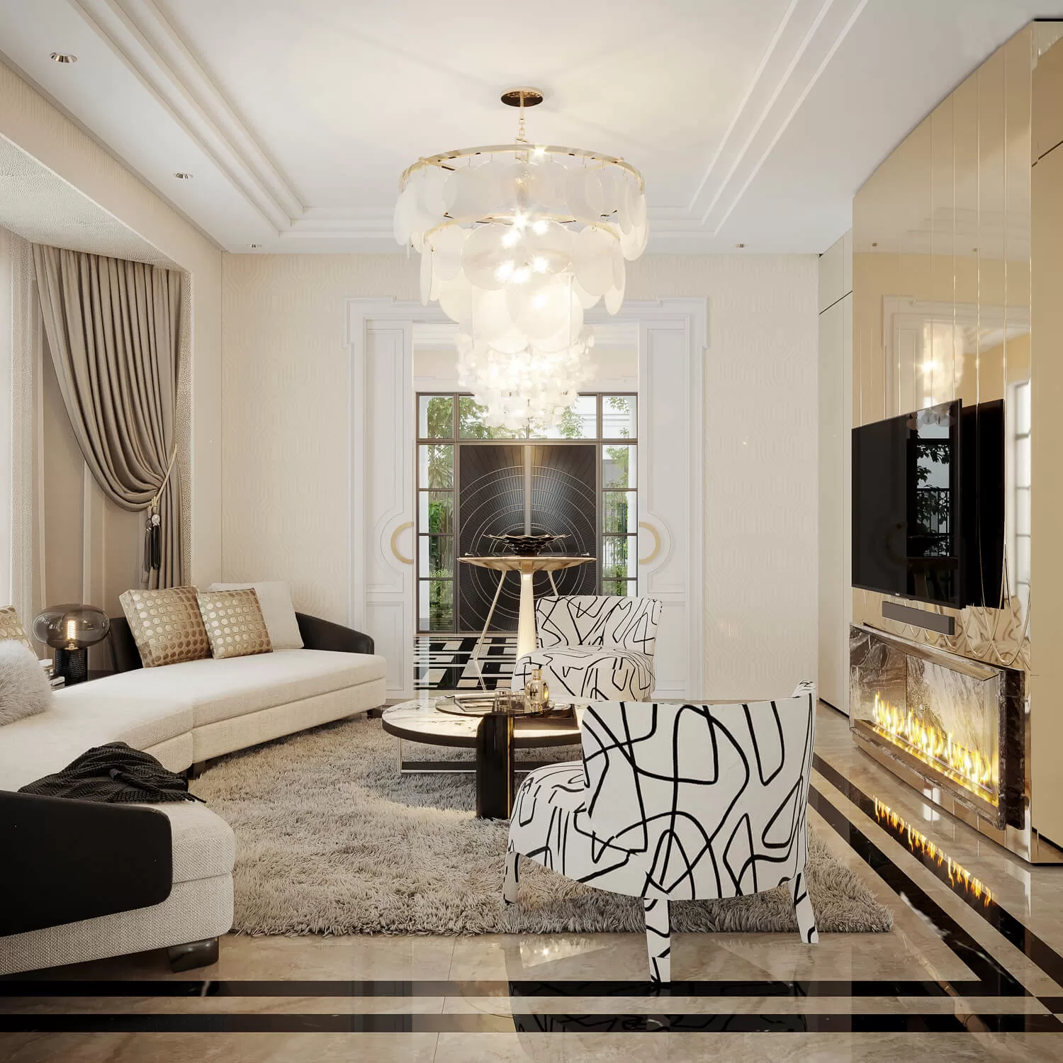 Thiết kế nội thất biệt thự phong cách Luxury - TOPDESIGN - 4