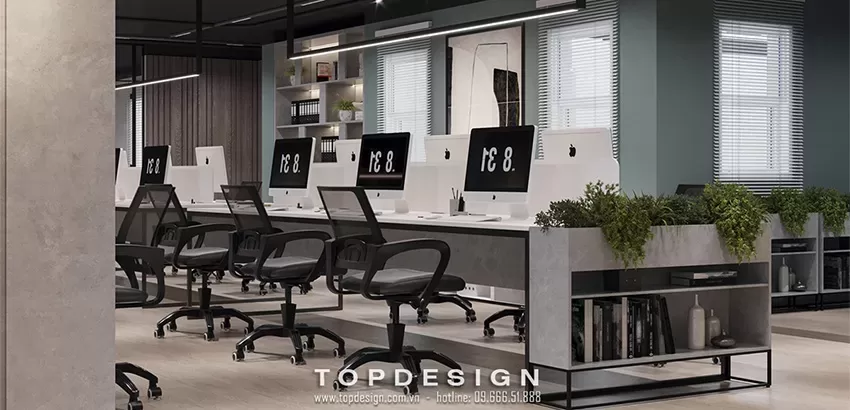 Thiết kế văn phòng công ty tư vấn du học - TOPDESIGN