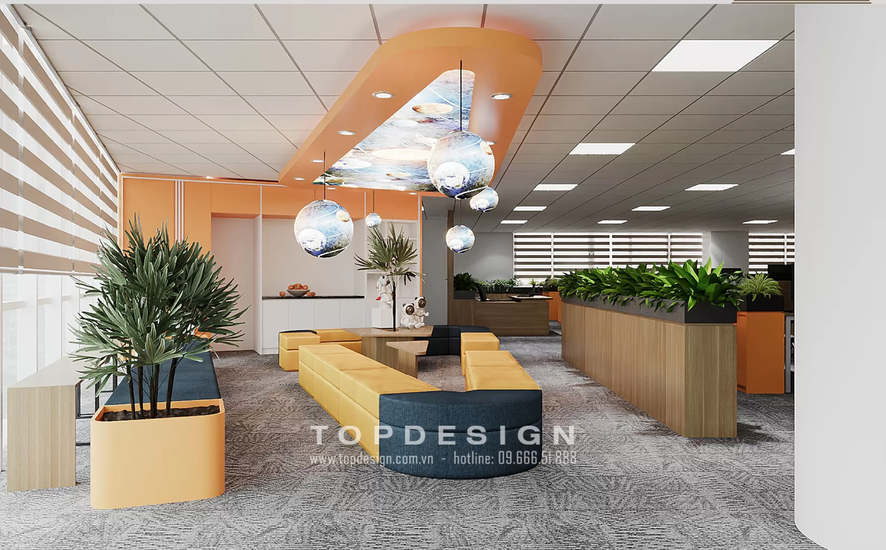 Thiết kế decor văn phòng - TOPDESIGN - 8