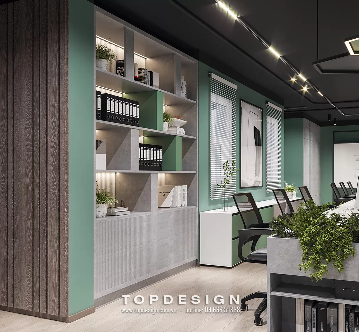 Thiết kế decor văn phòng - TOPDESIGN - 11