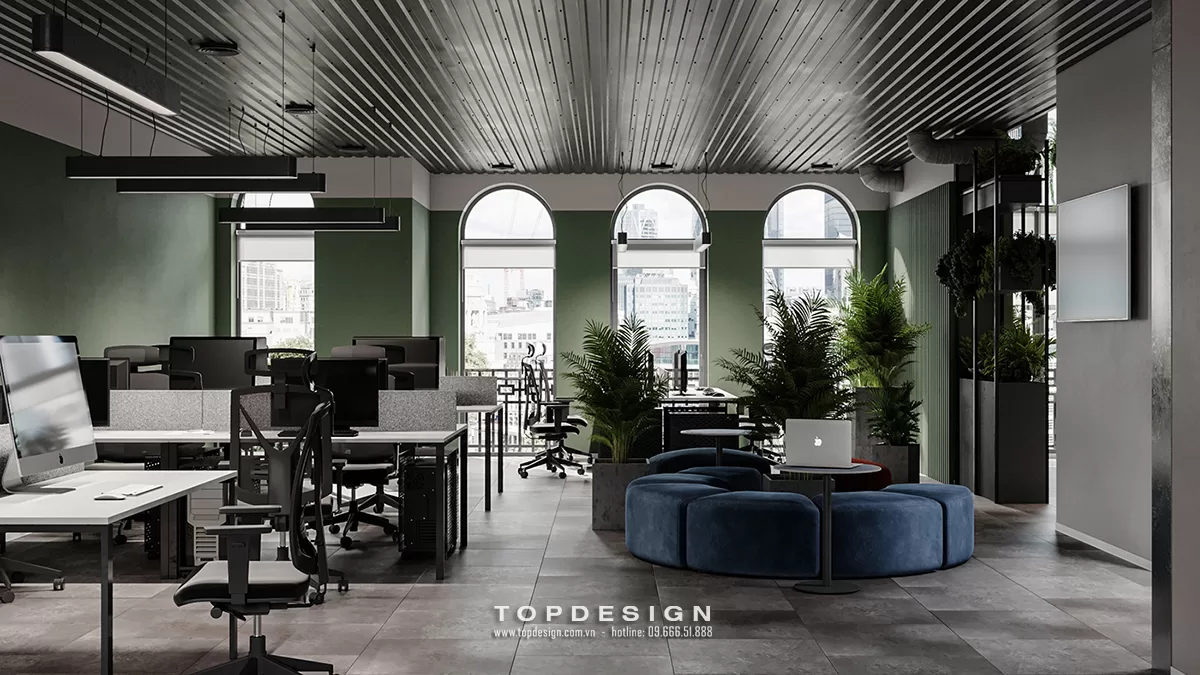 Thiết kế văn phòng công ty tài chính - TOPDESIGN - 13