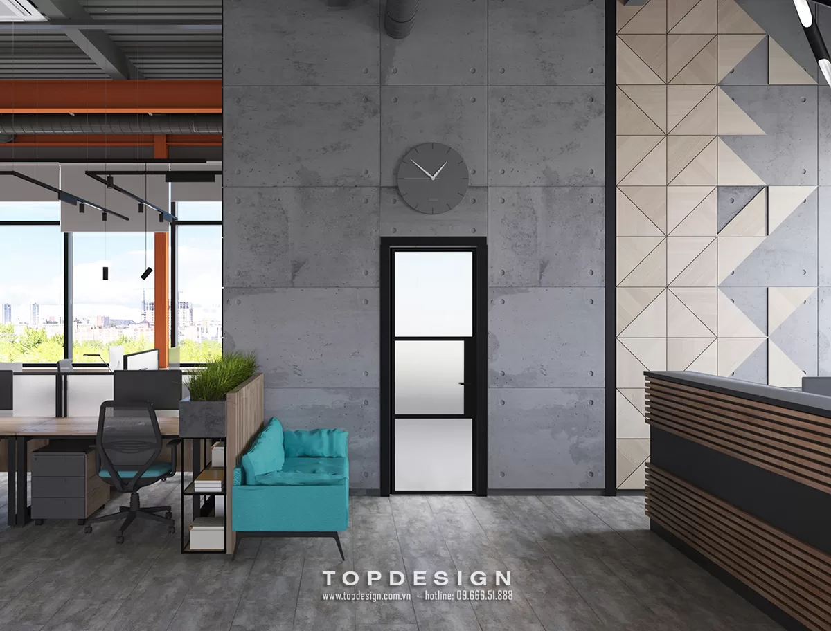 Thiết kế văn phòng phong cách mộc - TOPDESIGN - 10