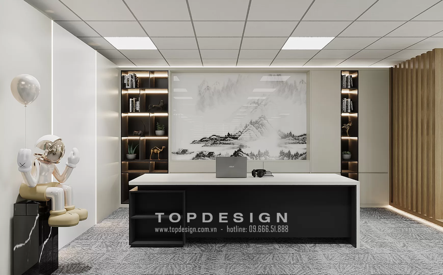 Thiết kế văn phòng phong cách mộc - TOPDESIGN - 4
