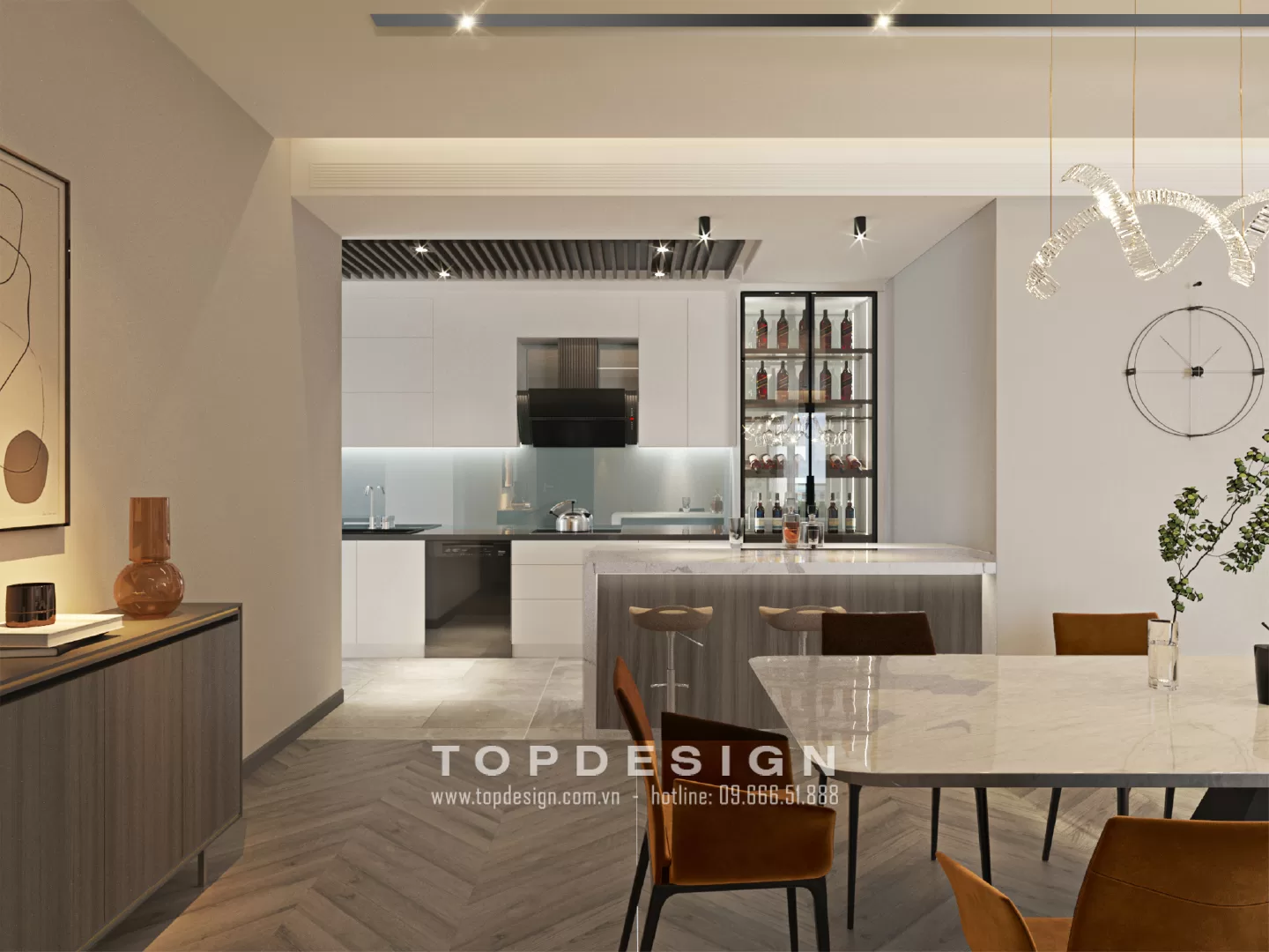 Thiết kế nội thất chung cư sang trọng - TOPDESIGN - 8