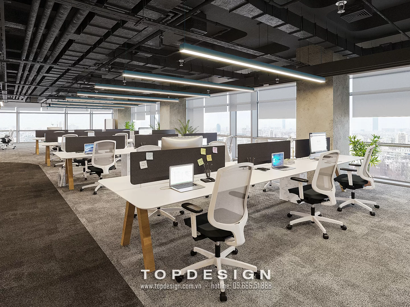 Thiết kế văn phòng 80m2 - TOPDESIGN - 14
