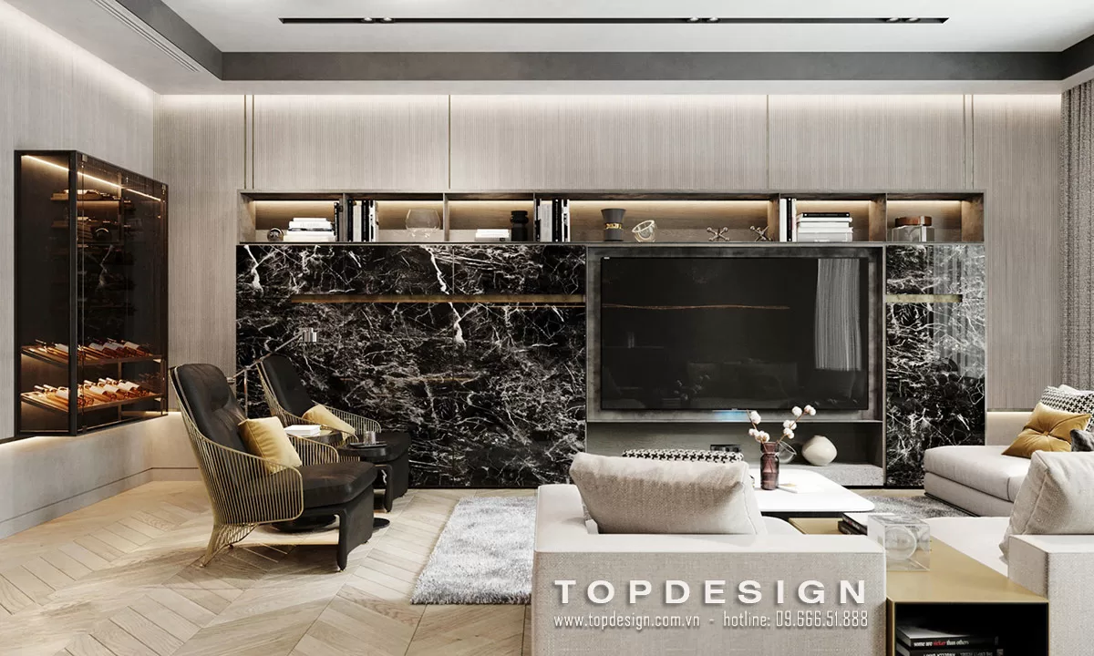 Thiết kế nội thất chung cư Ecopark - TOPDESIGN - 3