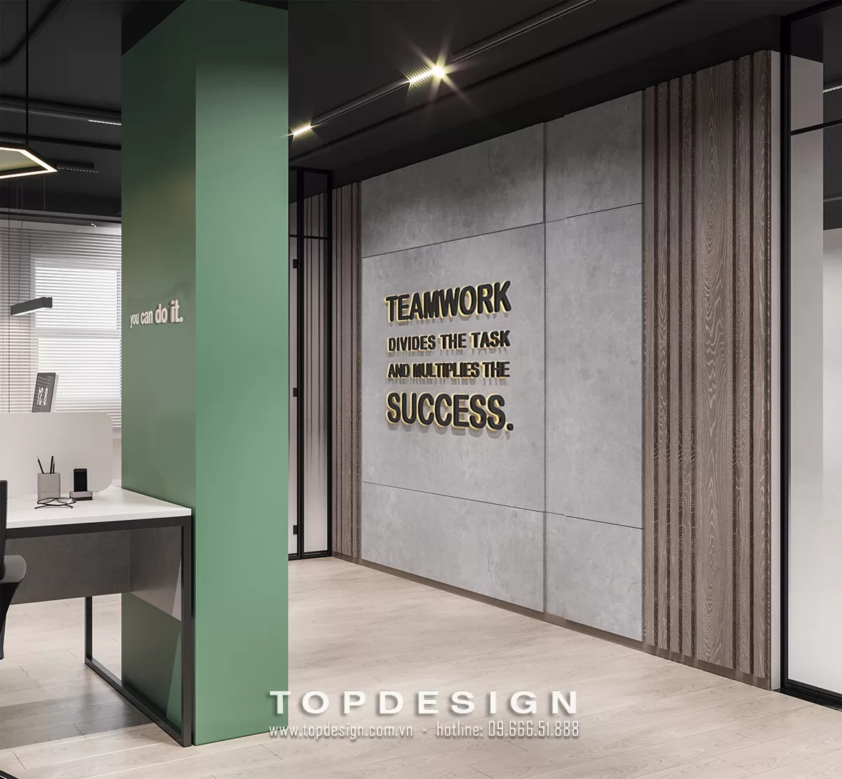 Thiết kế decor văn phòng - TOPDESIGN - 12