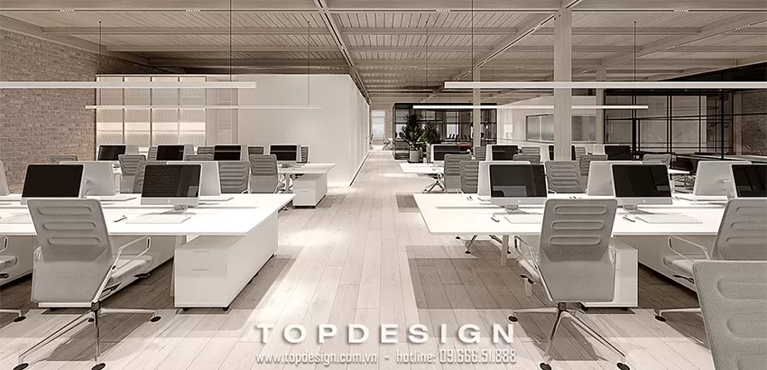 Thiết kế văn phòng tối giản - TOPDESIGN - 15