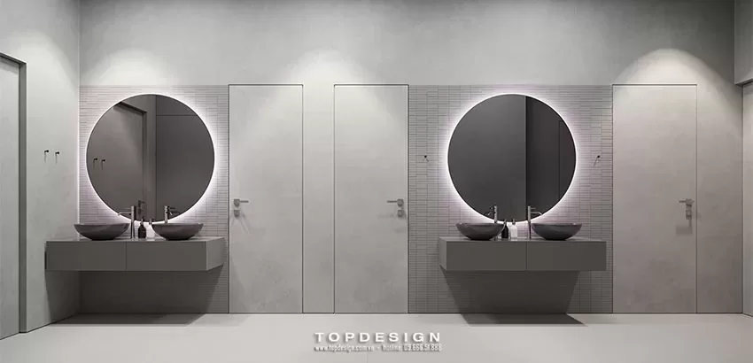 Tiêu chuẩn thiết kế nhà vệ sinh văn phòng - TOPDESIGN