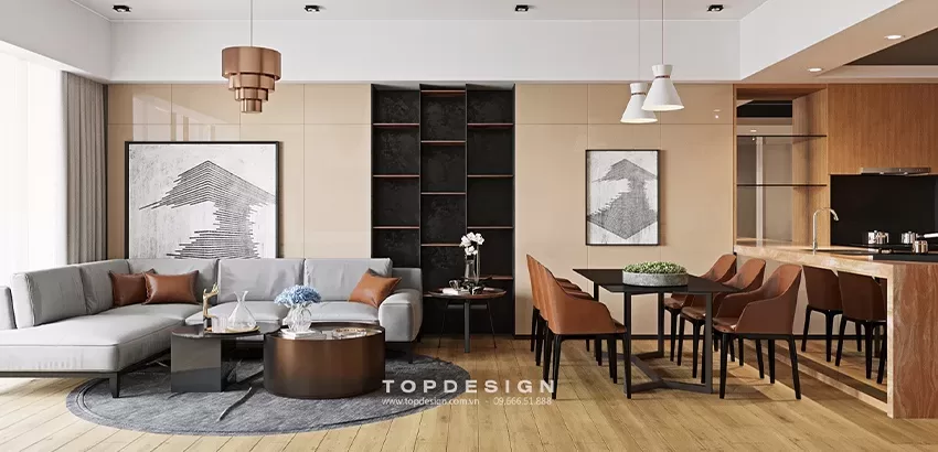 Giá thiết kế nội thất chung cư cao cấp - TOPDESIGN - 7