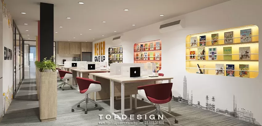 Thiết kế văn phòng Anh ngữ - TOPDESIGN - 16