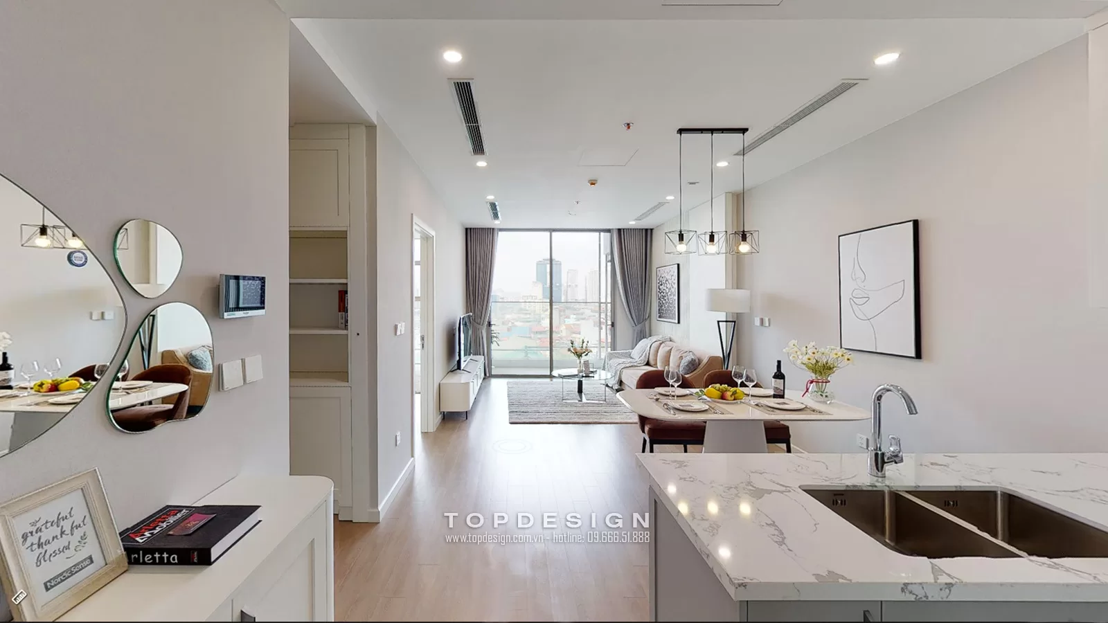 Giá thiết kế nội thất chung cư cao cấp - TOPDESIGN - 3