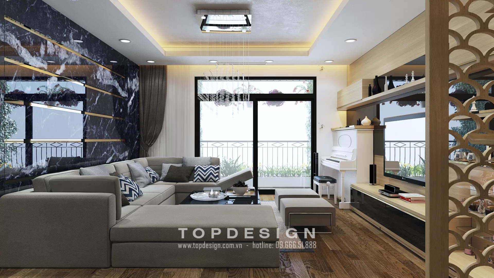 Giá thiết kế nội thất chung cư cao cấp - TOPDESIGN - 2