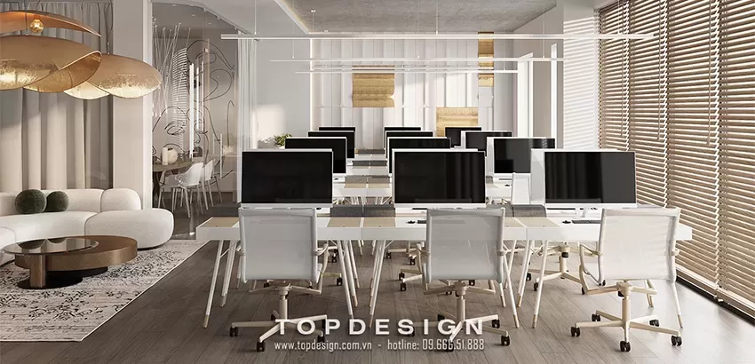 Thiết kế văn phòng 80m2 - TOPDESIGN - 1