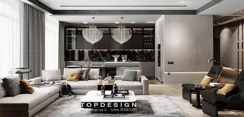 Thiết kế nội thất căn hộ chung cư - TOPDESIGN - 1