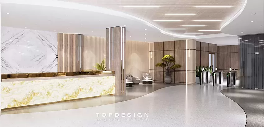 Thiết kế văn phòng công ty tài chính - TOPDESIGN - 18