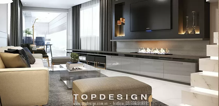 Thiết kế nội thất chung cư cao cấp - TOPDESIGN