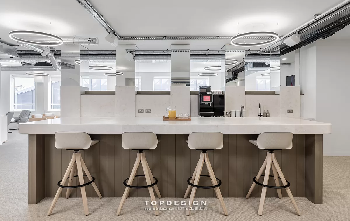 Thiết kế khu vực pantry và giải trí văn phòng - TOPDESIGN - 17