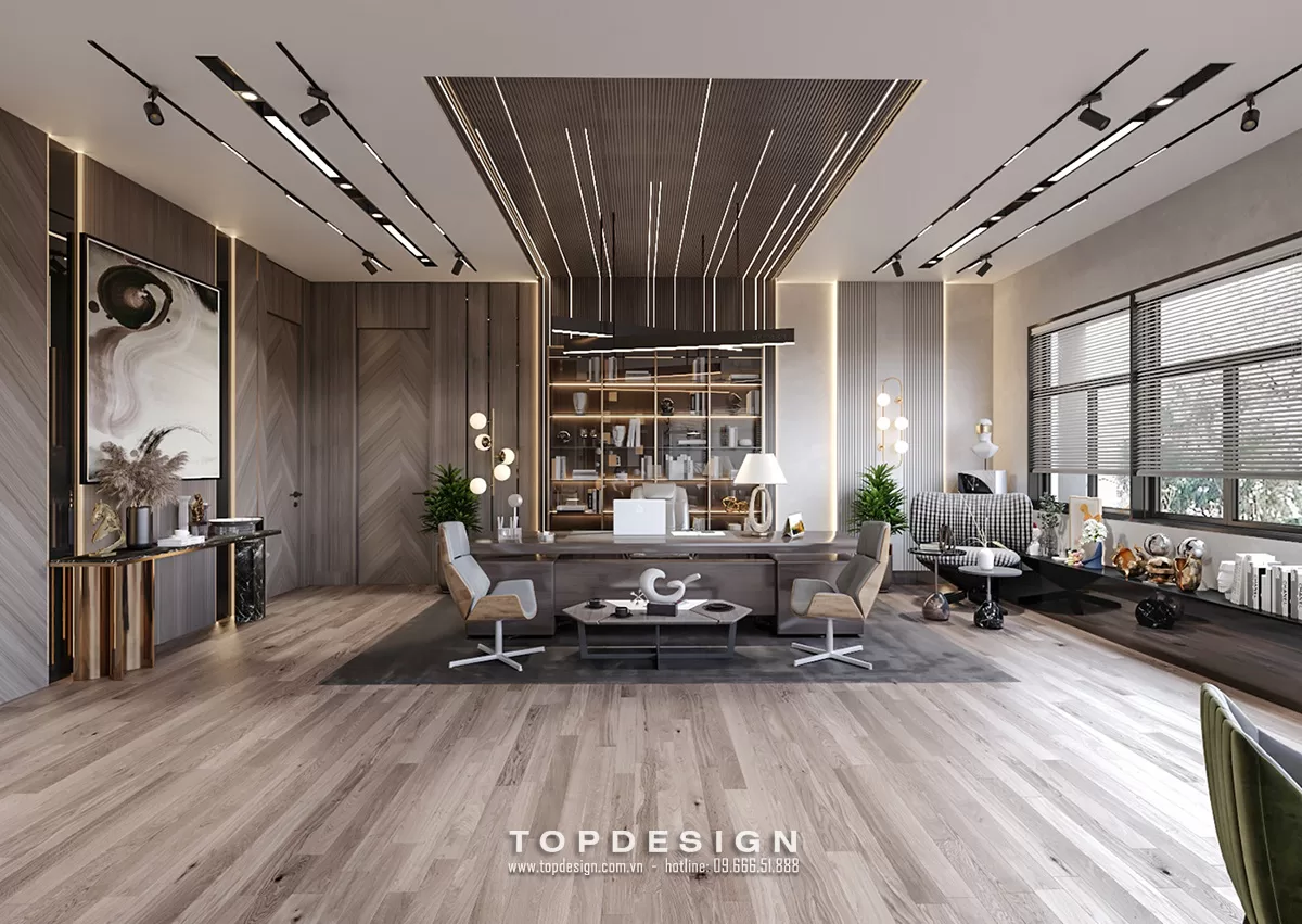 Thiết kế văn phòng phong cách Luxury - TOPDESIGN - 2