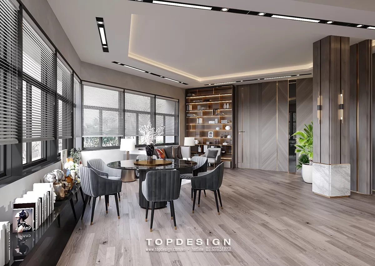 Thiết kế văn phòng phong cách Luxury - TOPDESIGN - 11