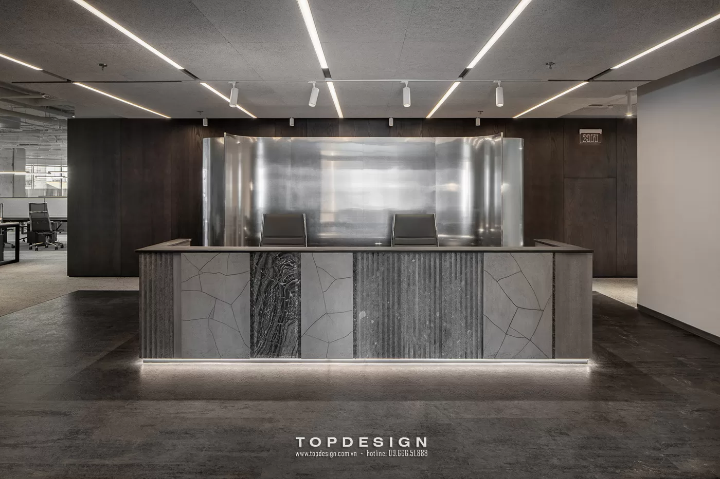 Thiết kế nội thất văn phòng phong cách Industrial - TOPDESIGN - 5