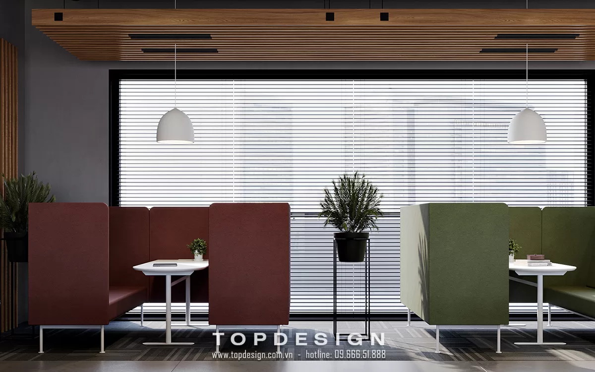 Thiết kế khu vực pantry và giải trí văn phòng - TOPDESIGN - 18