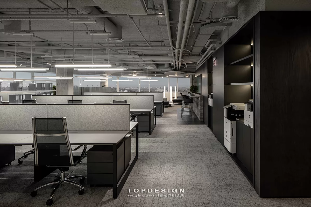 Thiết kế nội thất văn phòng phong cách Industrial - TOPDESIGN - 6