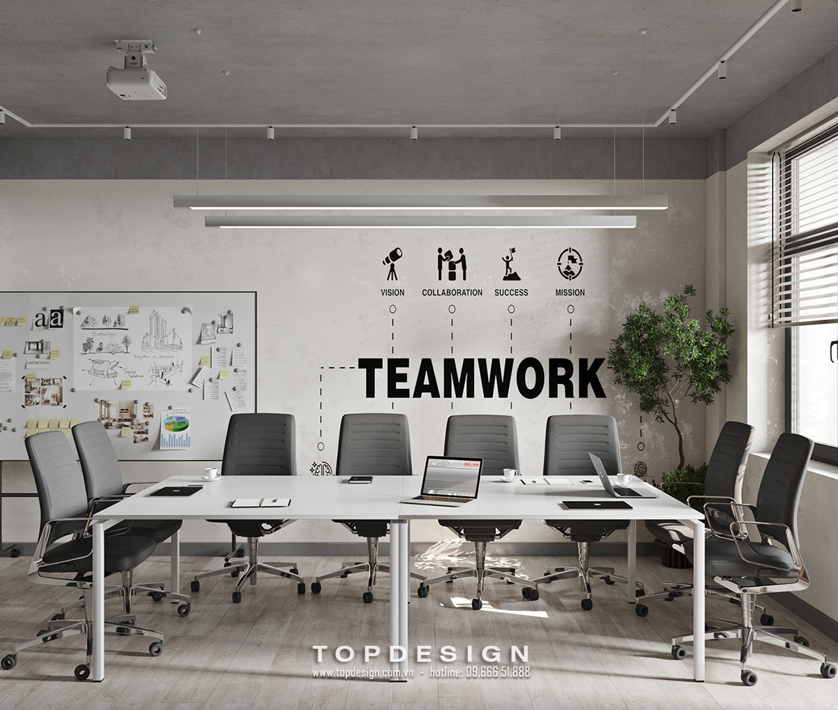 Thiết kế Studio văn phòng cho thuê - TOPDESIGN - 4