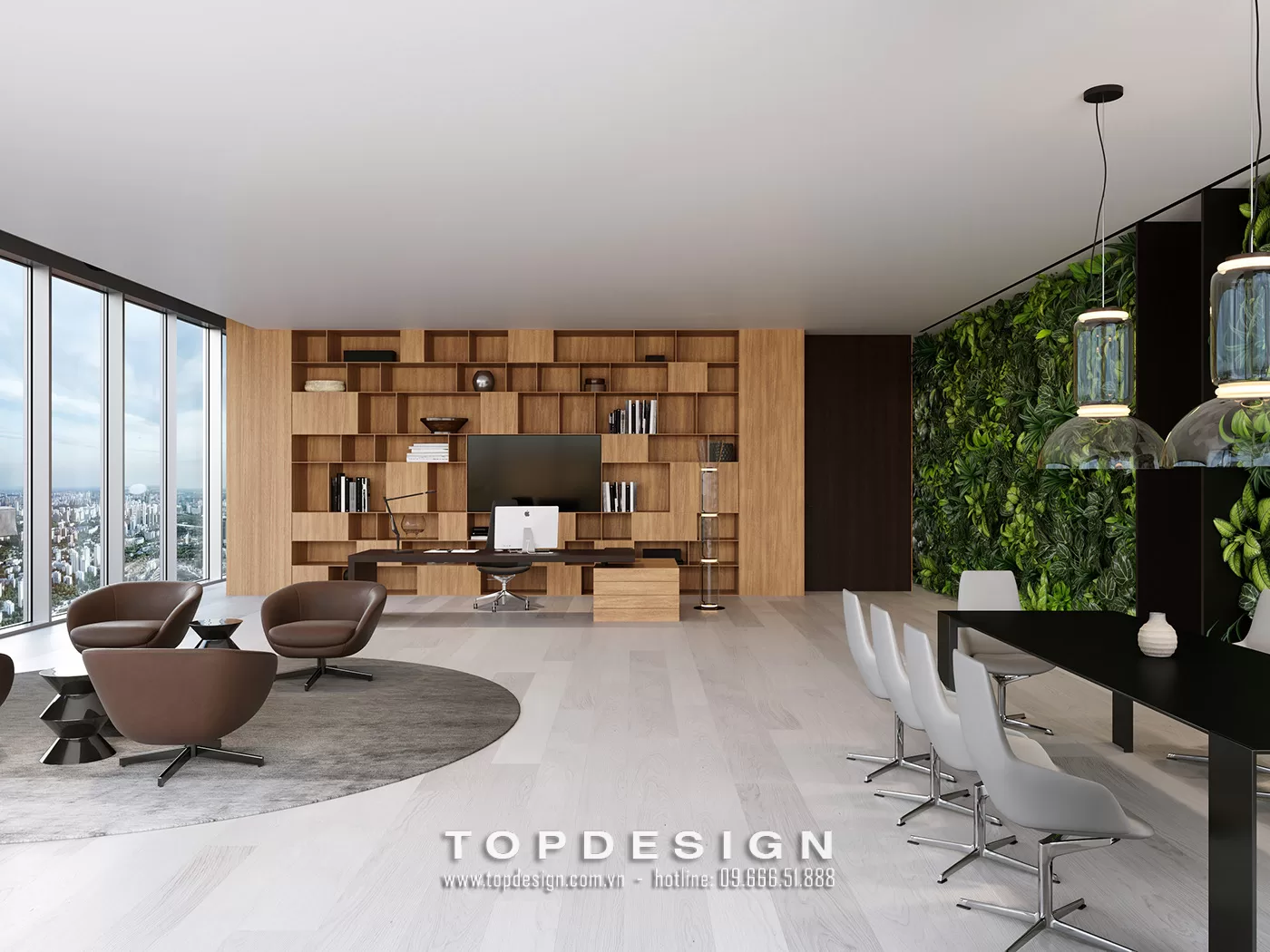 Thiết kế văn phòng phong cách Luxury - TOPDESIGN - 8