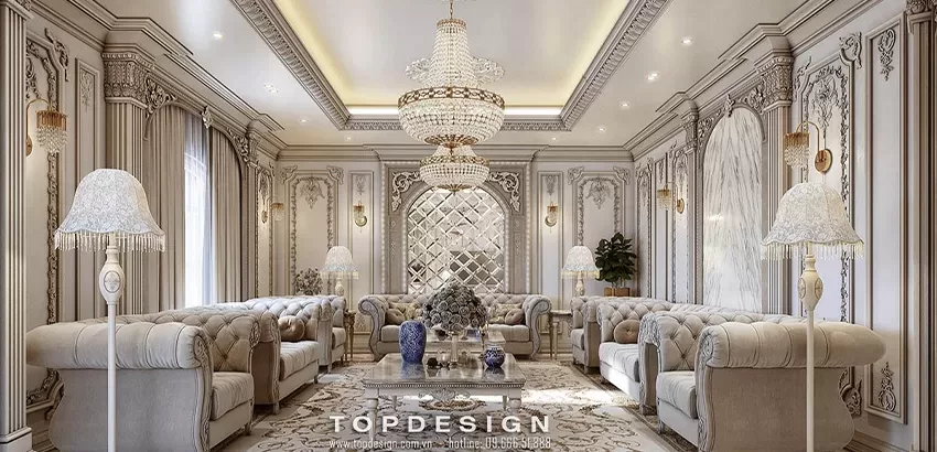 Mẫu thiết kế nội thất biệt thự Luxury - TOPDESIGN - 13