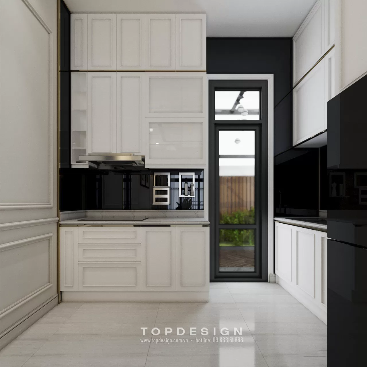 Mẫu phòng bếp tân cổ điển - TOPDESIGN - 10