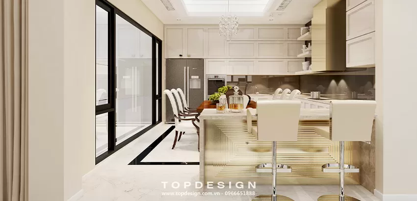 Mẫu phòng bếp tân cổ điển - TOPDESIGN - 20