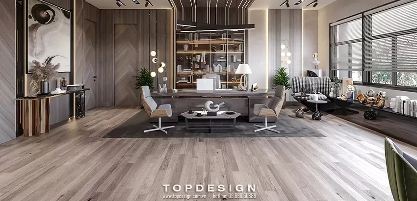 Thiết kế văn phòng phong cách Luxury - TOPDESIGN - 17