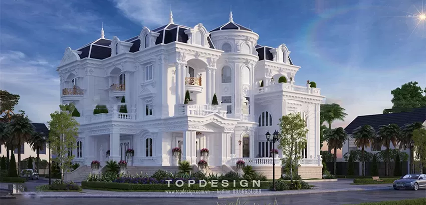 Thiết kế biệt thự mái Mansard - TOPDESIGN - 12