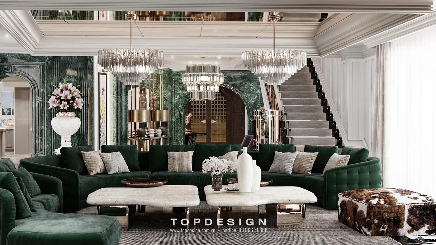 Mẫu thiết kế nội thất phòng khách đẹp - TOPDESIGN - 7