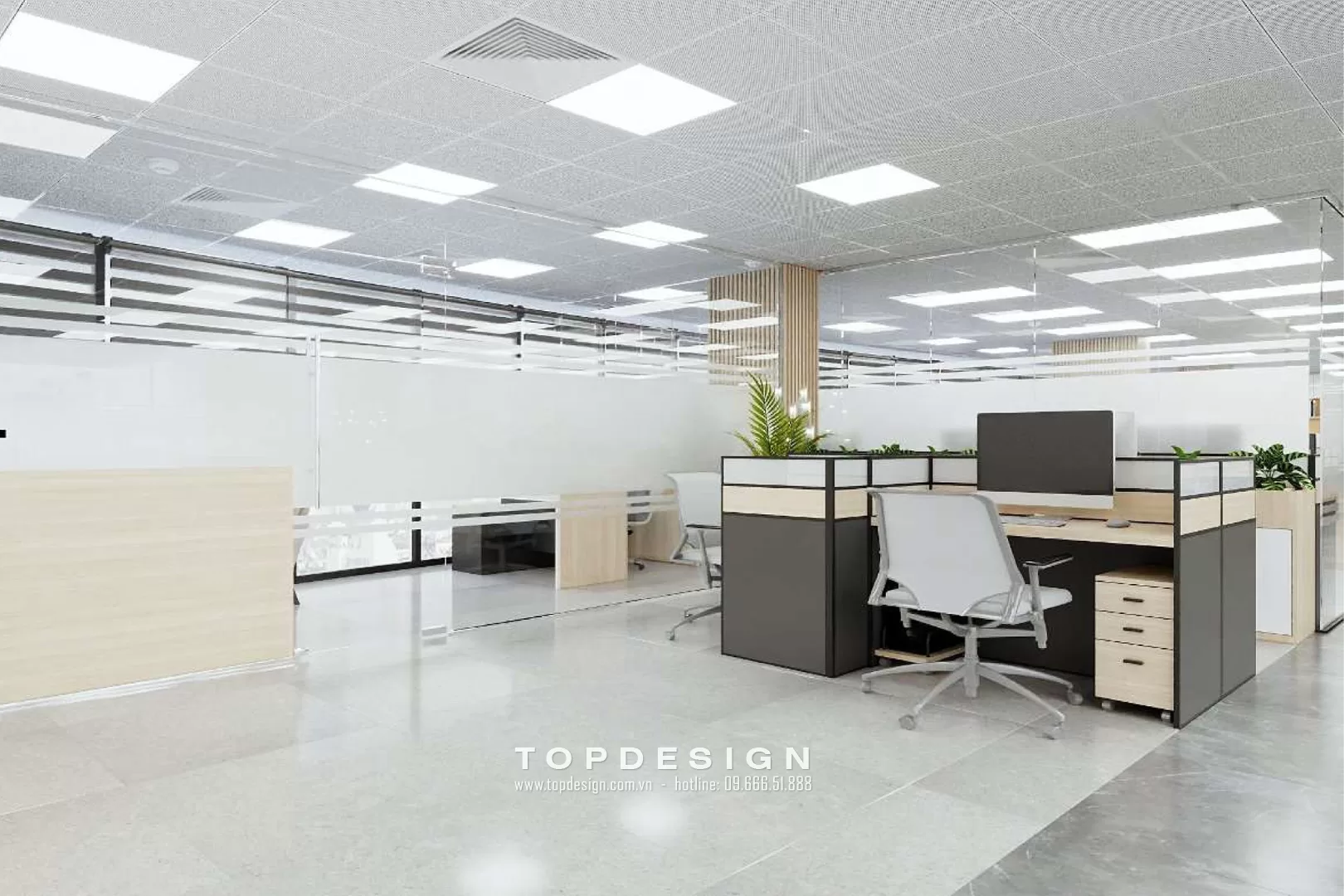 Lắp đặt nội thất văn phòng - TOPDESIGN - 3