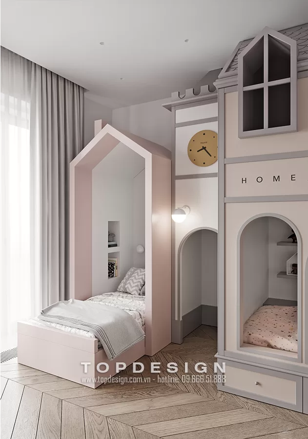 Thiết kế phòng ngủ tân cổ điển - TOPDESIGN - 29
